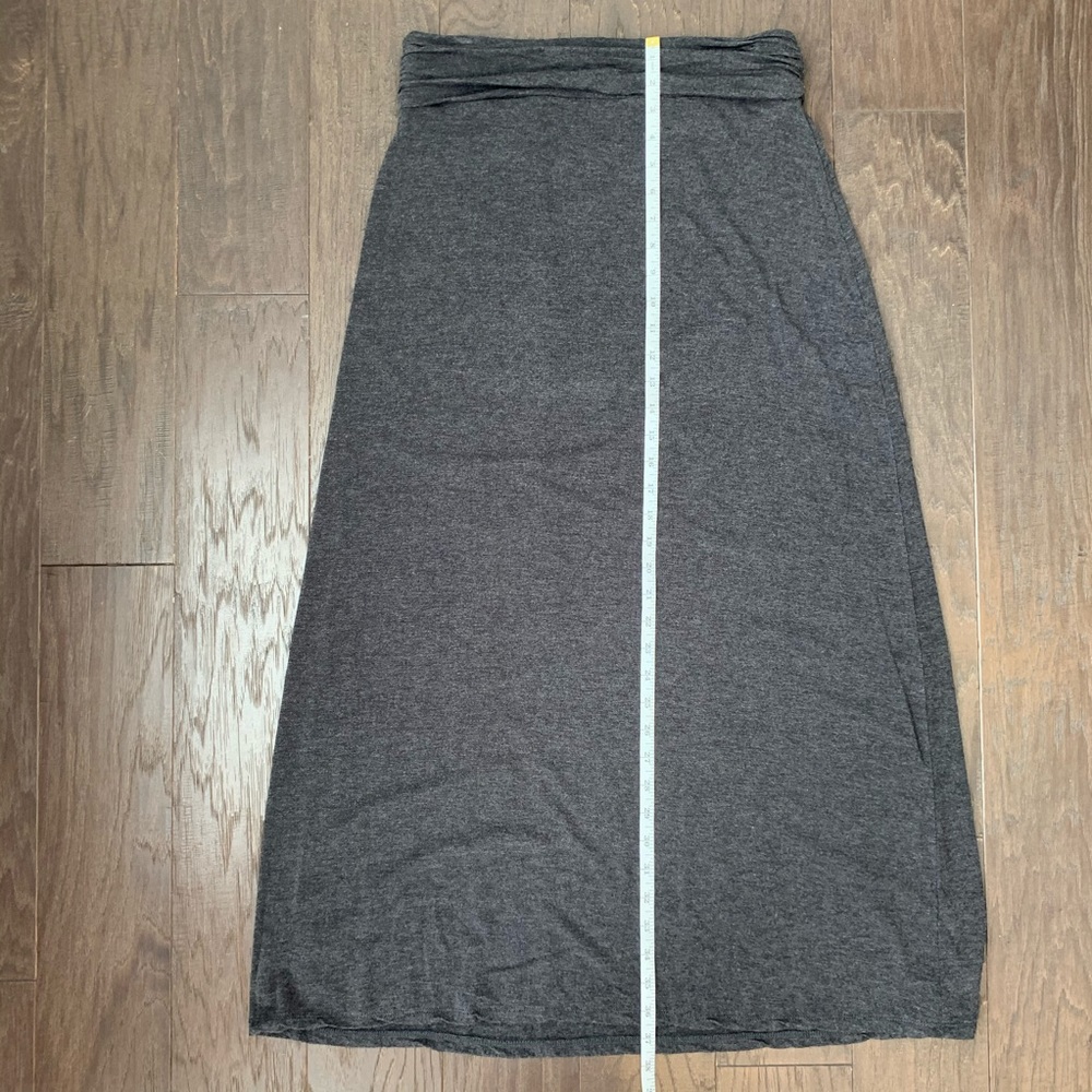 J CREW grey maxi skirt. Sz S - Picture 4 of 7